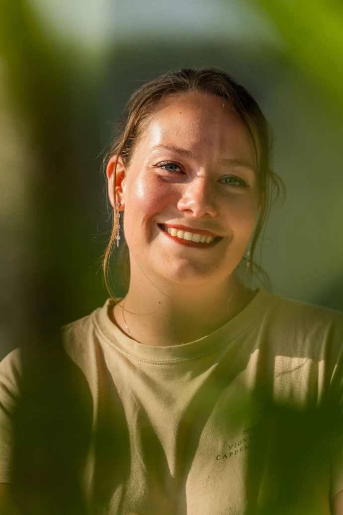 Audrey Dézé, responsable œnotourisme pour le Château Balestard La Tonnelle